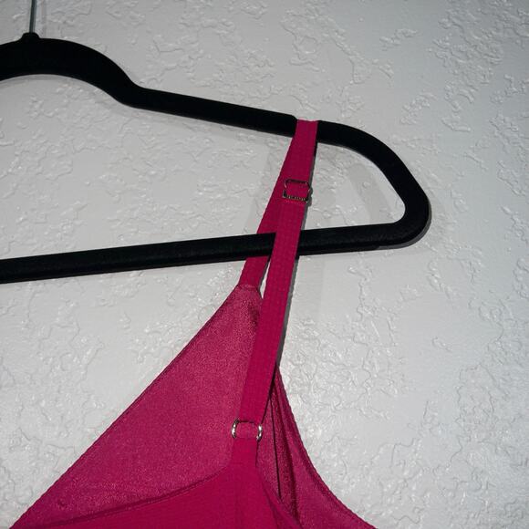 New Ted Baker Deep Pink Luann Button Through Cami Dress Size 8 - Picture 7 of 9